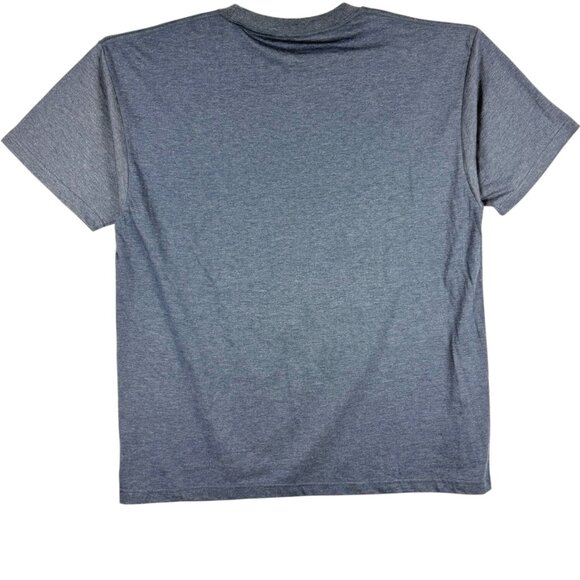 Marvel Men's Captain America Shield Christmas Lights Blue T-Shir Size L Tall NWT - Picture 2 of 7